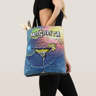 Margarita Cocktail (#9 of 12 Drink Recipe Sets) Tote Bag