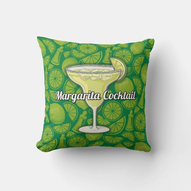 Margarita Cocktail Cushion (Front)