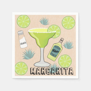 Margarita Cocktail Napkin