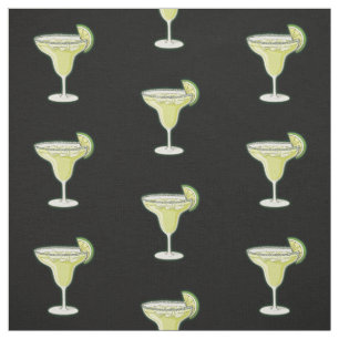 Margarita Cocktail Pattern Fabric