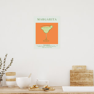 Margarita Cocktail Poster