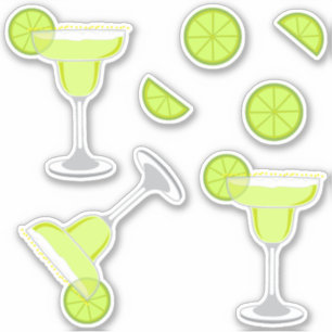 Margarita Cocktails and Lime