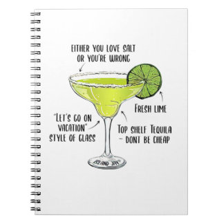 Margarita Concoction Stemless Either You Love Salt Notebook