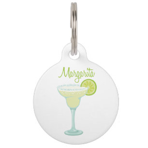 Margarita Drink Pet Tag