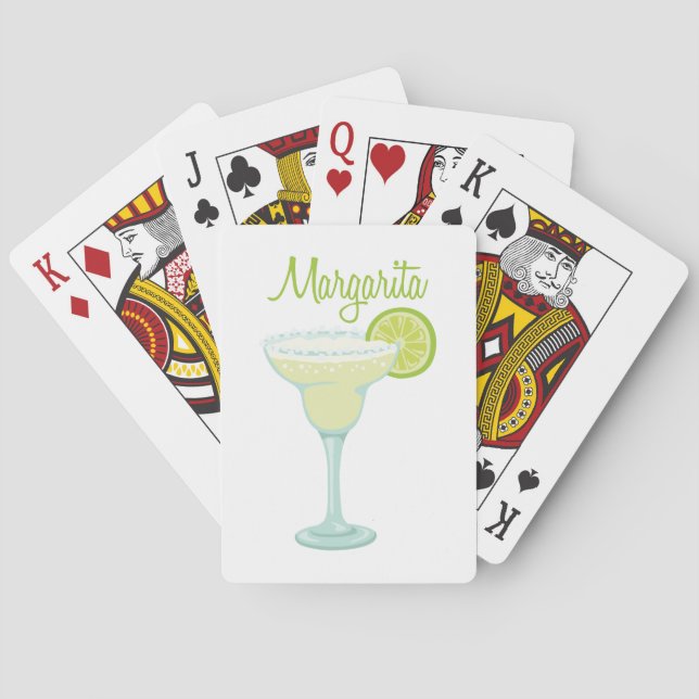 Margarita Drink Playing Cards (Back)