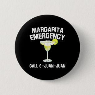 Margarita Emergency Mexican Fiesta Funny Cinco De 6 Cm Round Badge
