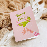 Margarita Fiesta Birthday Party Thank You Card