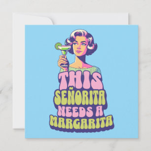 Margarita Fiesta Cocktail Party Celebration Invitation