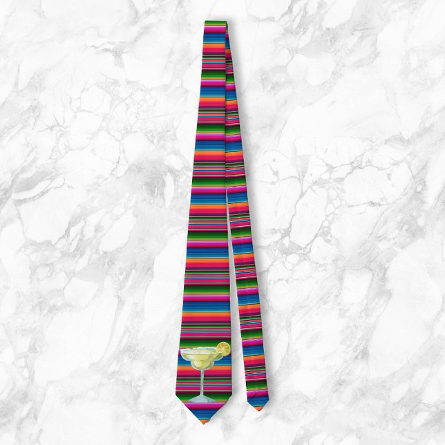 Margarita Fiesta Mexican blanket Colourful Tie (Creator Uploaded)