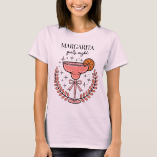 Margarita Girls Night Out Fun Pink T-Shirt