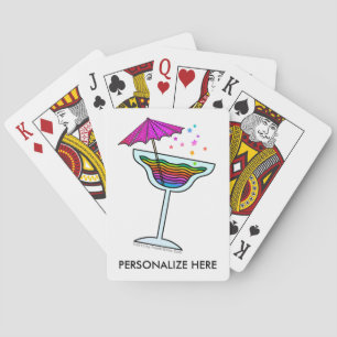 MARGARITA GLASS PLAYING CARDS