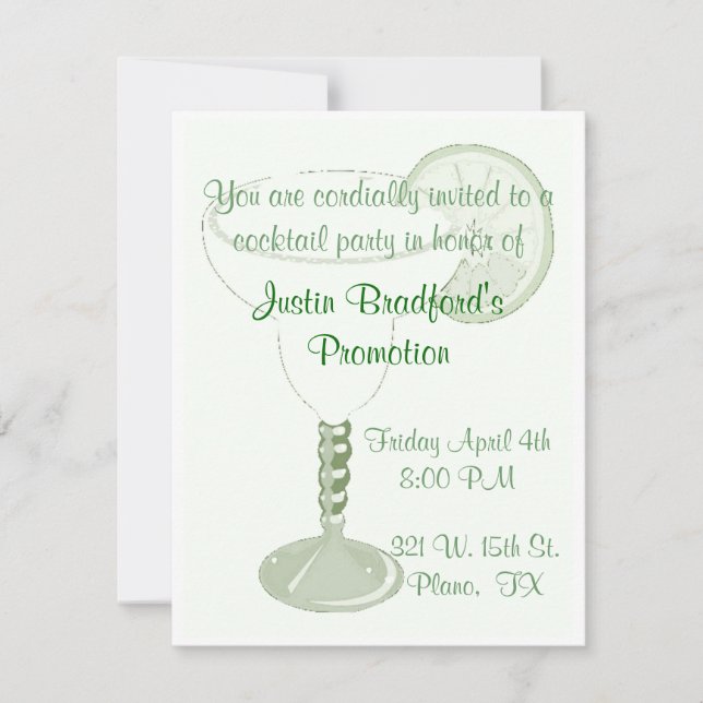 Margarita Invitation (Front)
