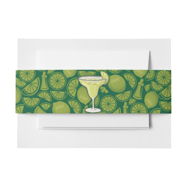 Margarita Invitation Belly Band (Front Example)