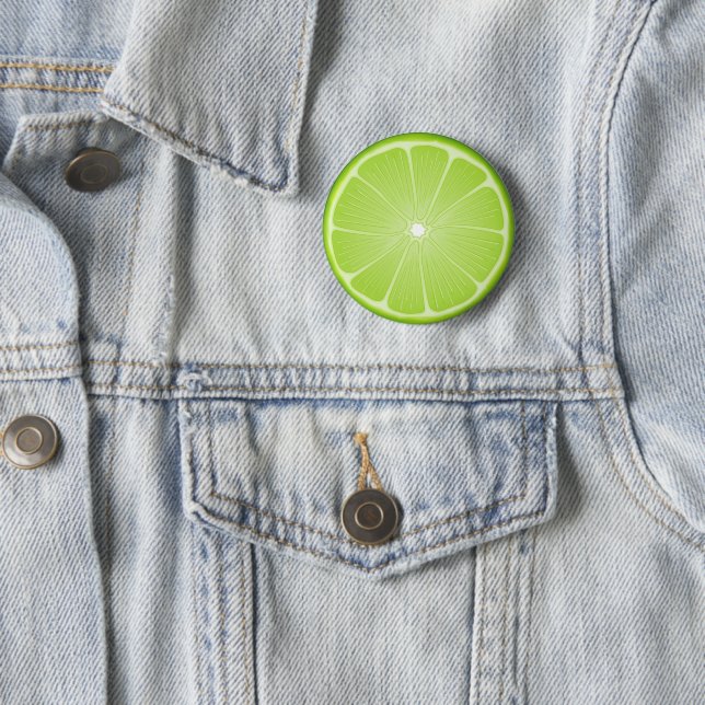 Margarita Lime 6 Cm Round Badge (In Situ)