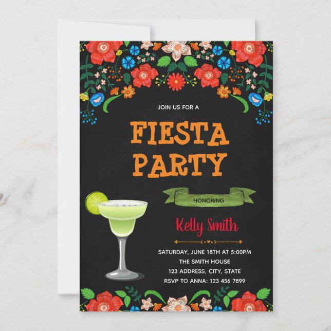 margarita madness invitation (Front)
