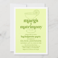 Margarita Margs & Matrimony Cocktail Bachelorette