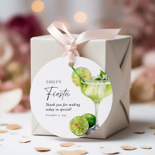 Margarita Mexican Fiesta Bridal Shower Favour Tags