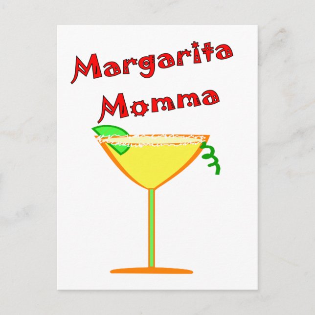 Margarita MOMMA T-Shirts & Gifts Postcard (Front)