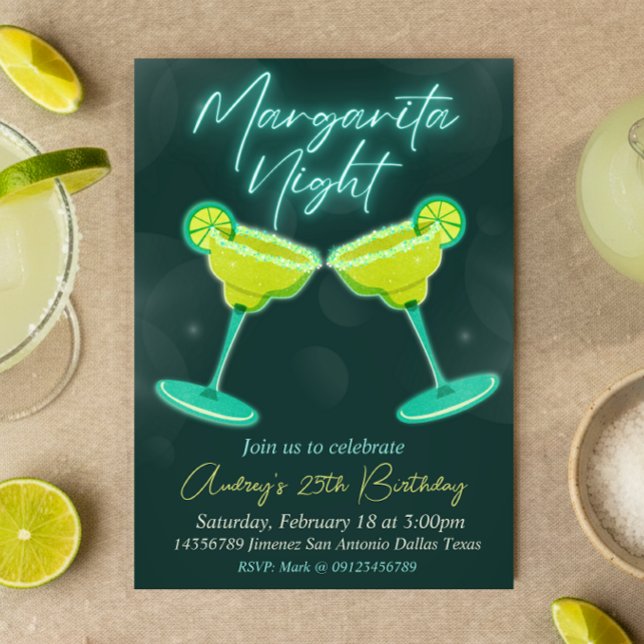 Margarita Night  Invitation (Margarita Night Invitation)