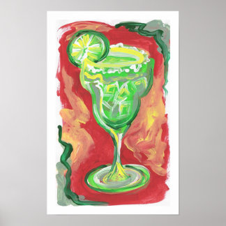 Margarita painting poster