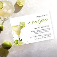 Margarita Party Bridal Shower Recipe Request