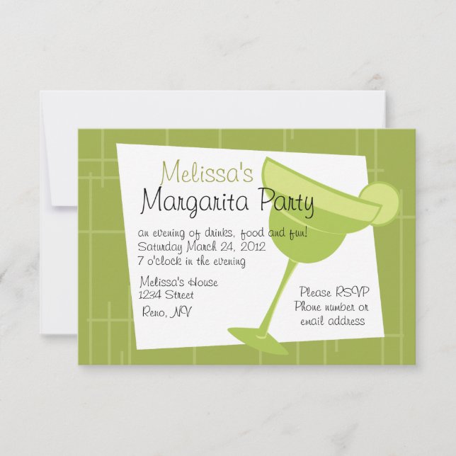 Margarita Party Invitation (Front)