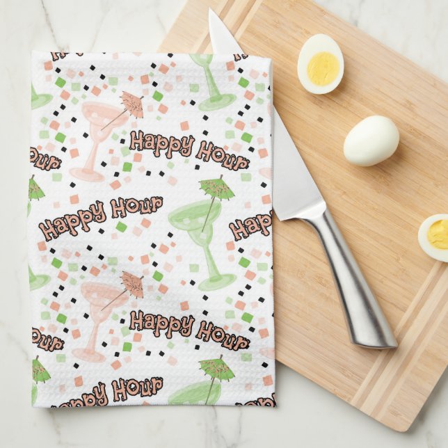 Margarita Pattern  Tea Towel (Quarter Fold)