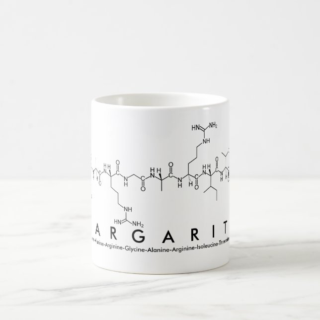 Margarita peptide name mug (Center)