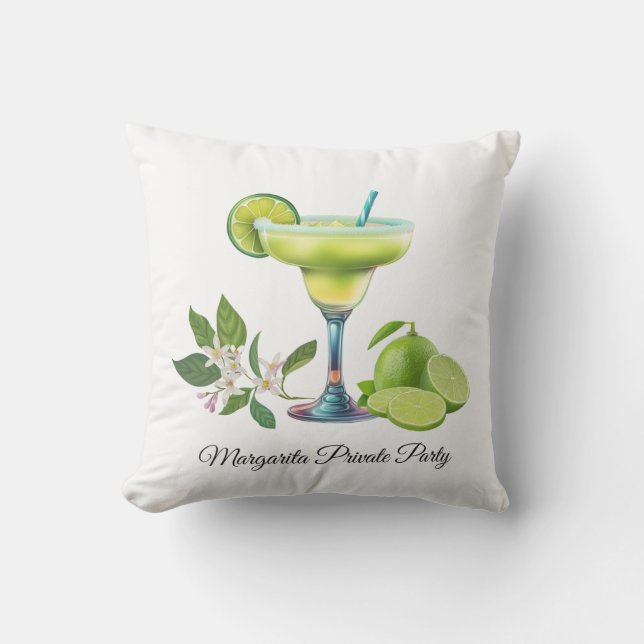 Margarita private party cushion (Front)