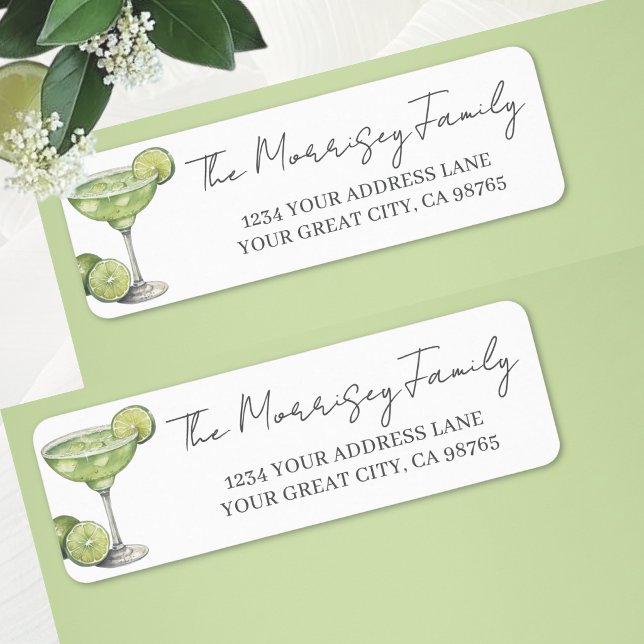 Margarita Return Address Label (Margarita Return Address Label )