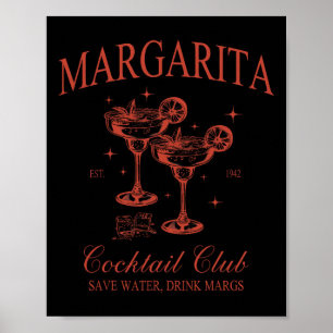 Margarita Social Club Tail Hawaii Beach Summer Vac Poster