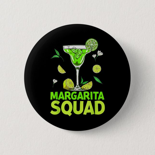 Margarita Squad Cinco De Mayo Costumes For Mexican 6 Cm Round Badge (Front)
