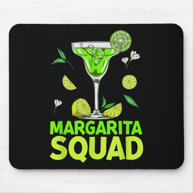 Margarita Squad Cinco De Mayo Costumes For Mexican Mouse Pad (Front)