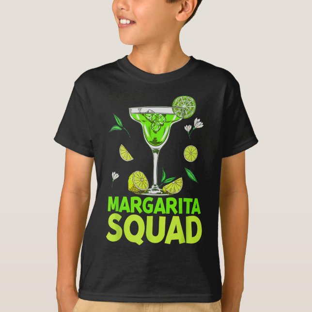 Margarita Squad Cinco De Mayo Costumes For Mexican T-Shirt (Front)