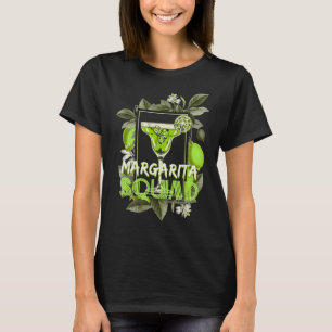 Margarita Squad Cocktail Drinking Cocktail Lover T-Shirt