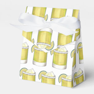 Margarita Summer Cocktail Mixed Drink Lime Green Favour Box