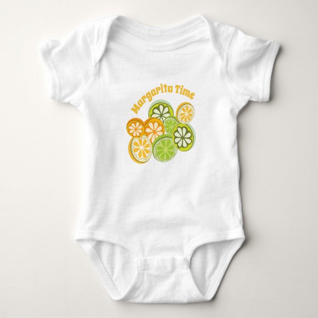Margarita Time Baby Bodysuit (Front)