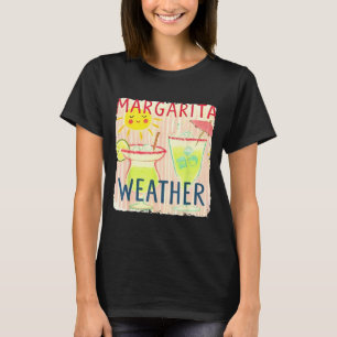 Margarita weather retro summer beach vacation T-Shirt