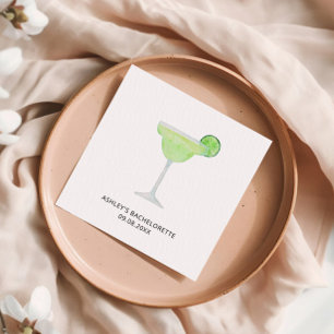 Margarita Wedding, Bachelorette, or Bridal Shower Napkin