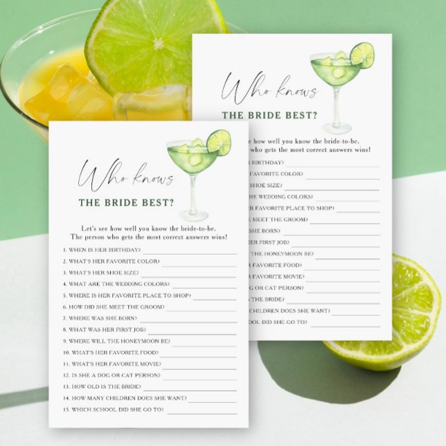 Margarita Who knows the bride best (Creator Uploaded)