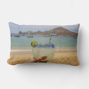 Margarita with a View of the Arch Cabo San Lucas Lumbar Cushion