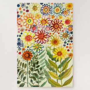 Margaritas and daisies jigsaw puzzle