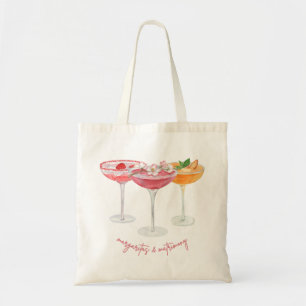 Margaritas and Matrimony Colorful Margaritas Tote Bag