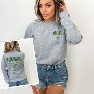 Margaritas And Matrimony Personalized Bachelorette Sweatshirt