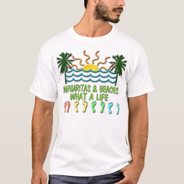 Margaritas & Beaches T-Shirt (Front)