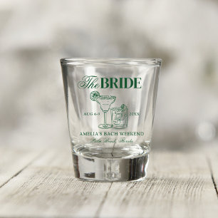 Margaritas & Matrimony Bachelorette The Bride Shot Glass