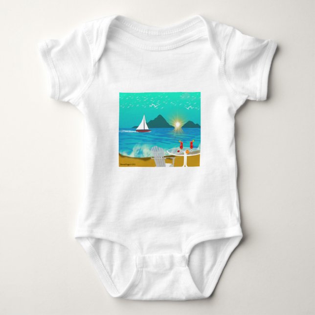 Margaritaville Baby Bodysuit (Front)