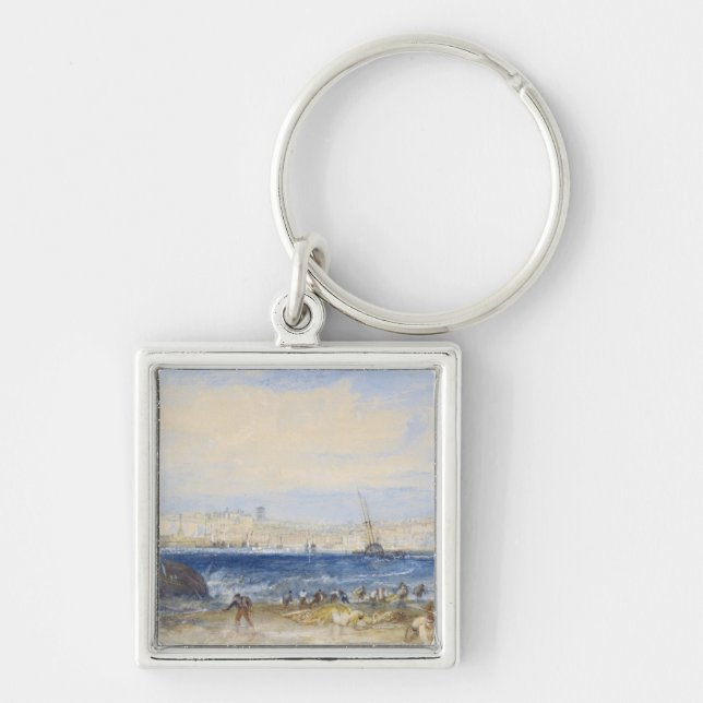Margate, c.1822 (w/c on paper) key ring (Front)