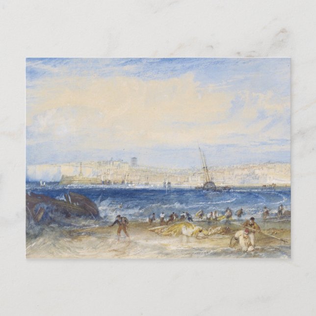 Margate, c.1822 (w/c on paper) postcard (Front)