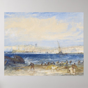 Margate, c.1822 (w/c on paper) poster